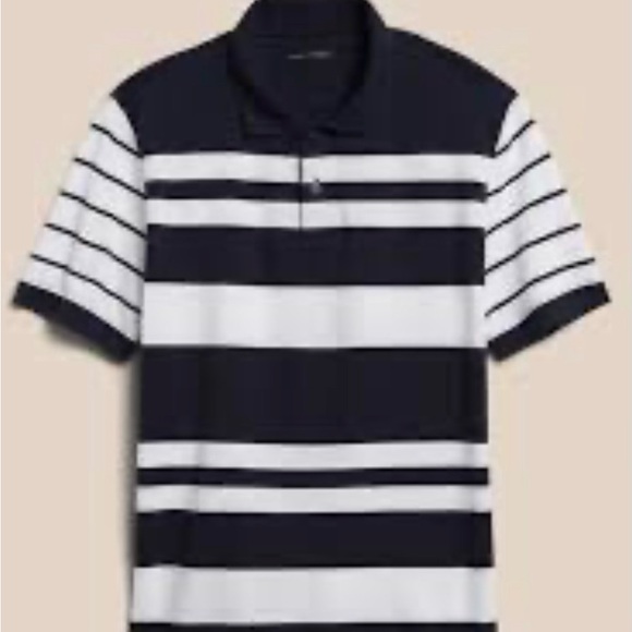 Banana Republic men’s striped polo jersey - Picture 3 of 3